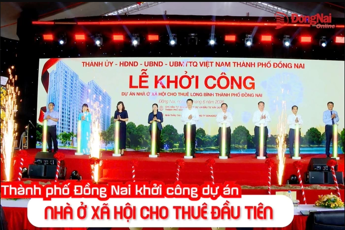 [Video] Thành phố Đồng Nai khởi công dự án nhà ở xã hội cho thuê đầu tiên